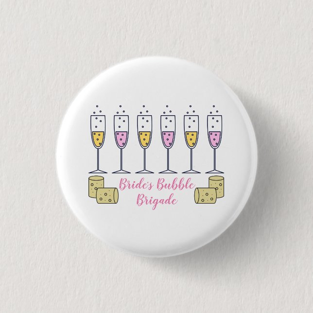 Badge Rond 2,50 Cm Brigade de mariée (Devant)