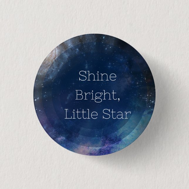 Badge Rond 2,50 Cm Brillant Petit Étoile (Devant)