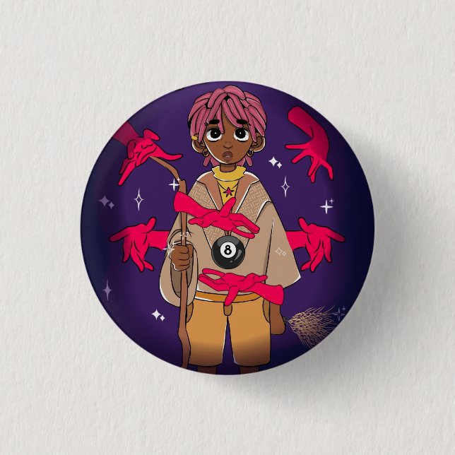 Badge Rond 2,50 Cm Broche (Devant)