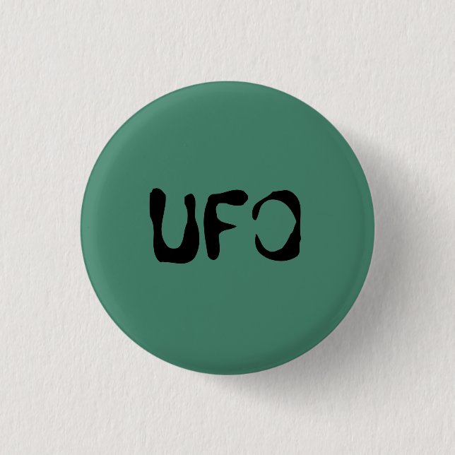 Badge Rond 2,50 Cm Broche bouton UFO (Devant)