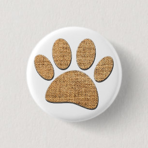 Badge Rond 2,50 Cm Brûlure à mât de chien