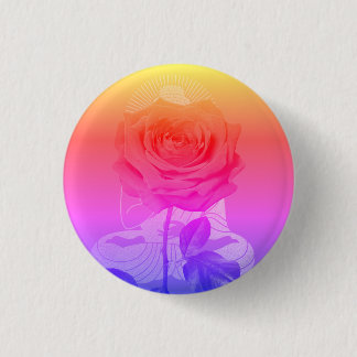 Badge Rond 2,50 Cm BuddhaToday V4 SUNRISE BUDDHA BUTTON #2
