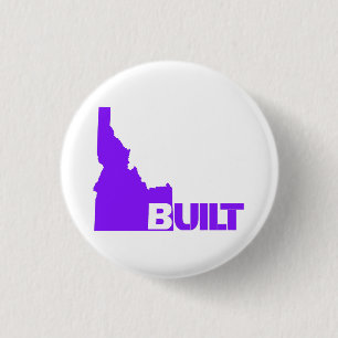 Badge Rond 2,50 Cm Built d'Idaho