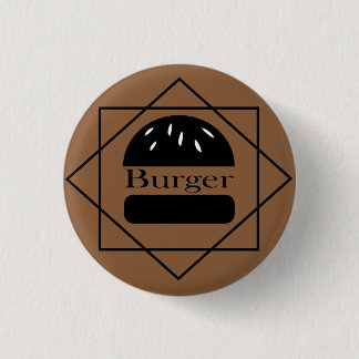 Badge Rond 2,50 Cm Burger lover
