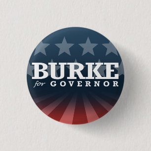 BADGE ROND 2,50 CM BURKE POUR LE GOUVERNEUR 2014