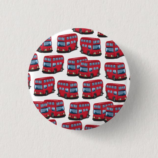 Badge Rond 2,50 Cm Bus de Londres (Devant)