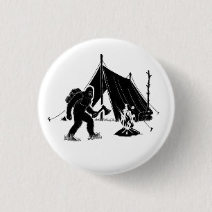 Badge Rond 2,50 Cm Bushcraft Adventure Camping Bigfoot