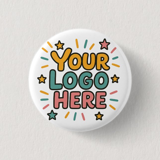 Badge Rond 2,50 Cm Business, Company, Advertising Your Logo Here (Devant)