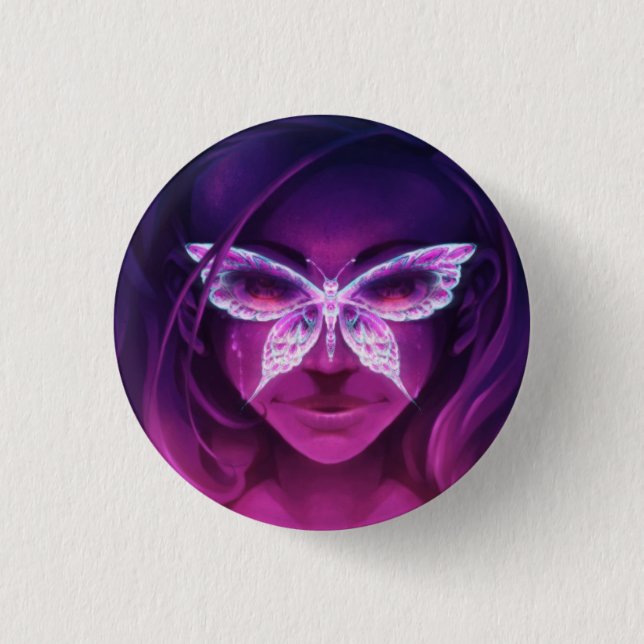 Badge Rond 2,50 Cm ButterflyRash (Devant)