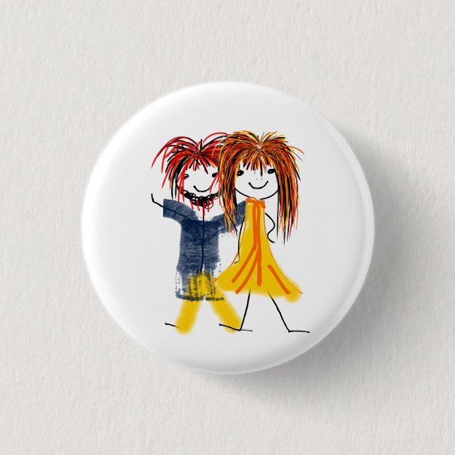 Badge Rond 2,50 Cm Button (Devant)