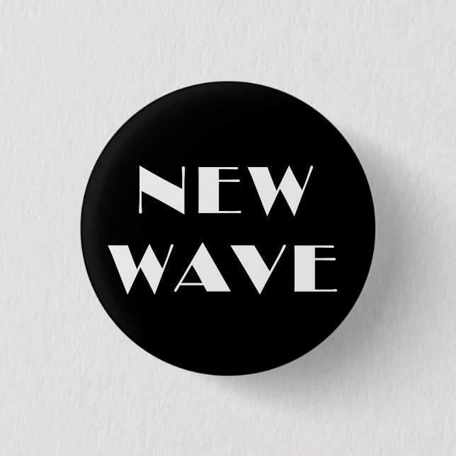 Badge Rond 2,50 Cm Button de New Wave (Devant)