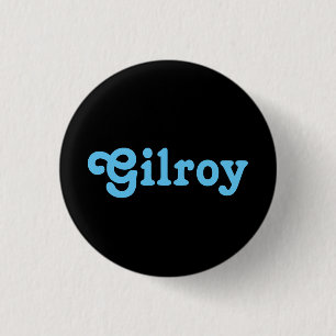 Badge Rond 2,50 Cm Button Gilroy