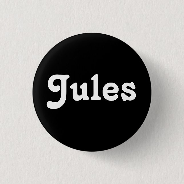 Badge Rond 2,50 Cm Button Jules (Devant)
