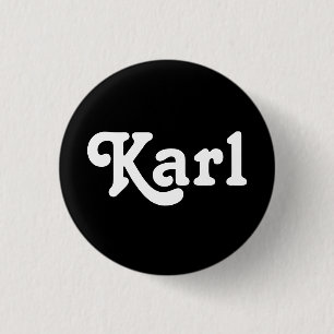 Badge Rond 2,50 Cm Button Karl