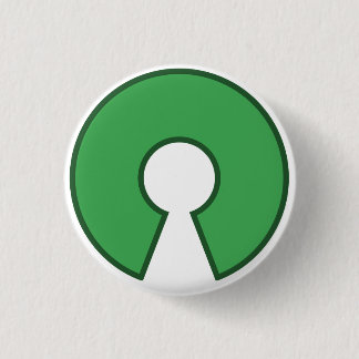 Badge Rond 2,50 Cm Button Open Source