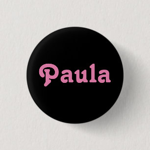 Badge Rond 2,50 Cm Button Paula