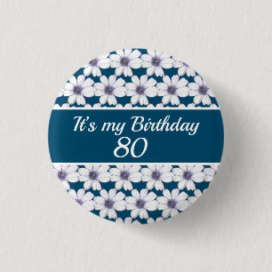 Badge Rond 2,50 Cm C’est mon anniversaire de naissance
