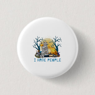 Badge Rond 2,50 Cm Cadeau Camper Randonnée En Halloween Anniversair