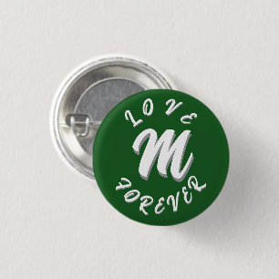 BADGE ROND 2,50 CM CADEAU D'AMOUR MARI FEMME PETITE AMIE PETIT AMI AM