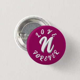 BADGE ROND 2,50 CM CADEAU D'AMOUR MARI FEMME PETITE AMIE PETIT AMI AM