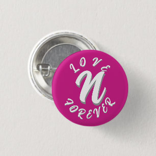 BADGE ROND 2,50 CM CADEAU D'AMOUR MARI FEMME PETITE AMIE PETIT AMI AM