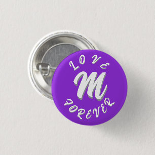 BADGE ROND 2,50 CM CADEAU D'AMOUR MARI FEMME PETITE AMIE PETIT AMI AM