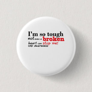 Badge Rond 2,50 Cm Cadeau de conscience de CHD