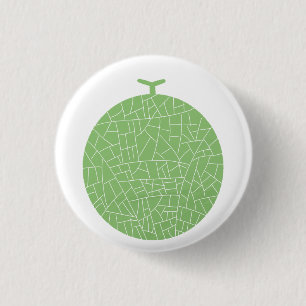 Badge Rond 2,50 Cm Cadeau de melon musqué vert frais