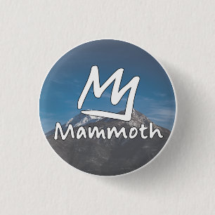 Badge Rond 2,50 Cm Cadeau de montagnes de la station de ski Vintage M