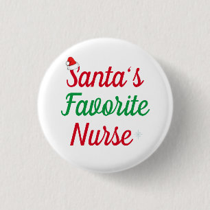 Badge Rond 2,50 Cm Cadeau de Noël de reconnaissance pour infirmière m