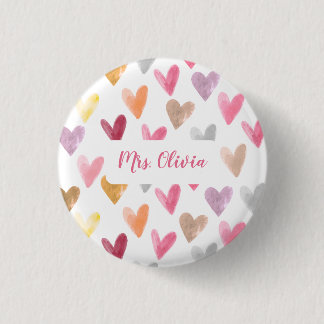 Badge Rond 2,50 Cm Cadeau personnalisé pour le meilleur enseignant