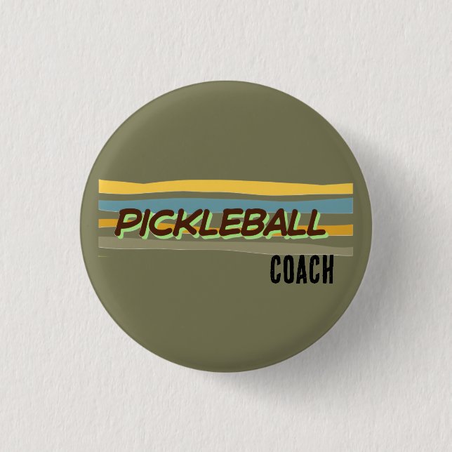 Badge Rond 2,50 Cm Cadeau Pickleball Elite (Devant)