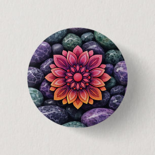 BADGE ROND 2,50 CM CADEAU SIMPLE COLORÉ MODERNE FILLE SŒUR MAMAN