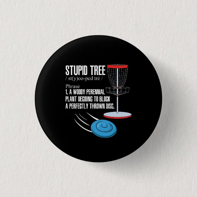 Badge Rond 2,50 Cm Cadeaux de golf sur disque (Devant)