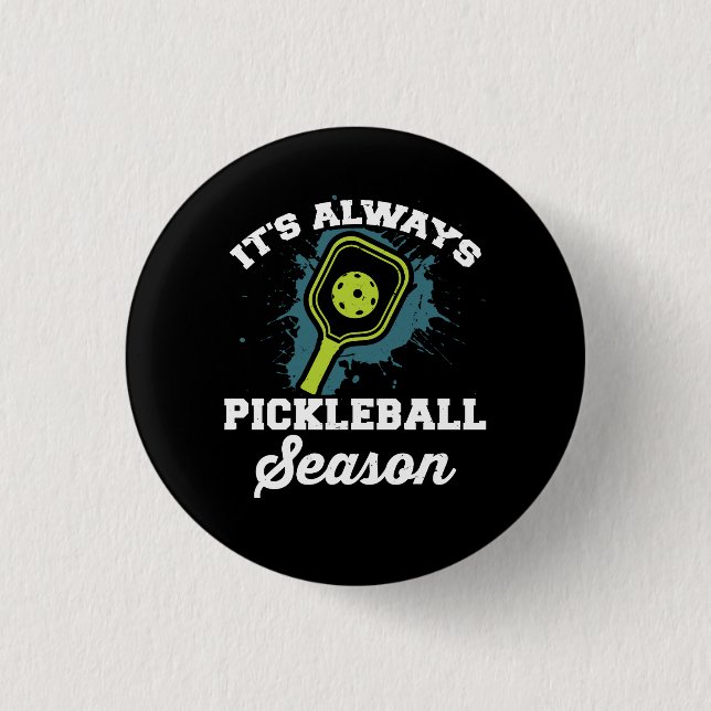 Badge Rond 2,50 Cm Cadeaux drôles de Pickleball (Devant)