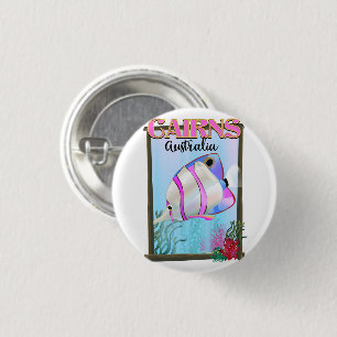 Badge Rond 2,50 Cm Cairns Australia poster de vacances