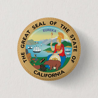 Badge Rond 2,50 Cm Californie