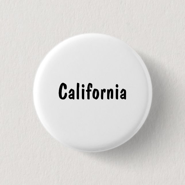Badge Rond 2,50 Cm Californie (Devant)