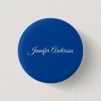 Calligraphie Chic Elégant Bleu Profond Personnalis
