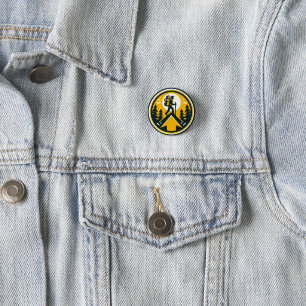 Badge Rond 2,50 Cm Camino de Santiago Le chemin de saint Jacques 0118