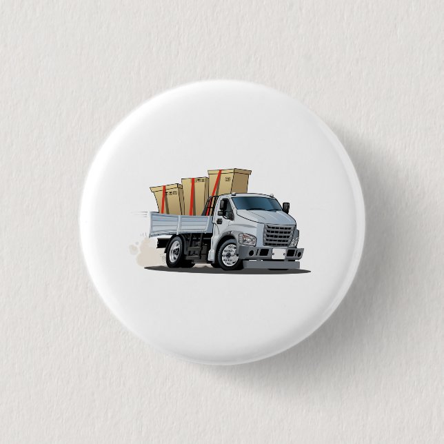 Badge Rond 2,50 Cm Camion de dessin (Devant)