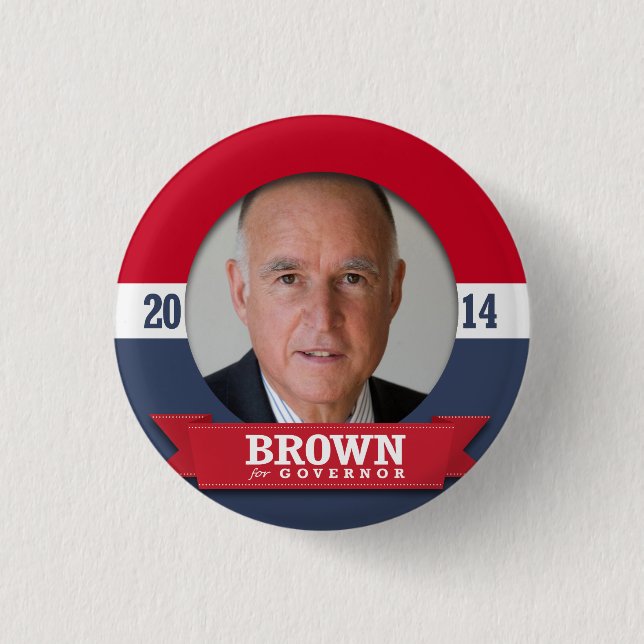 BADGE ROND 2,50 CM CAMPAGNE BROWN JERRY (Devant)
