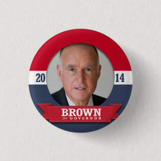 BADGE ROND 2,50 CM CAMPAGNE BROWN JERRY