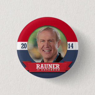 BADGE ROND 2,50 CM CAMPAGNE BRUCE RAUNER