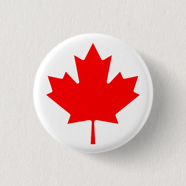 Badge Rond 2,50 Cm Canada (Devant)