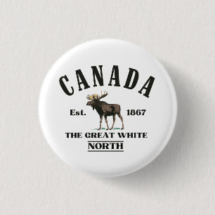 Badge Rond 2,50 Cm Canada