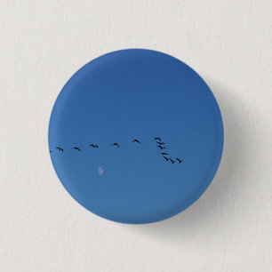 Badge Rond 2,50 Cm Canadian geese