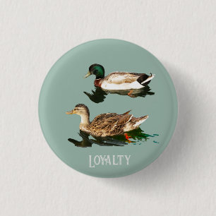 Badge Rond 2,50 Cm Canards colverts