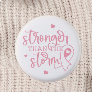 Badge Rond 2,50 Cm Cancer du sein Ruban rose