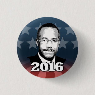 BADGE ROND 2,50 CM CANDIDAT 2016 DE BEN CARSON